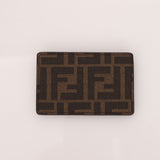 Fendi Nappa Dual Sided Zucca Card Holder