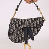 Dior 2020 Oblique Mini Saddle with Guitar Strap