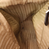 Prada Canapa Logo Jacquard Canvas Doctor Bag