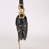 Dior 2020 Oblique Mini Saddle with Guitar Strap
