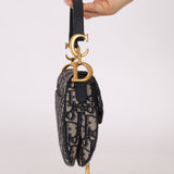 Dior 2020 Oblique Mini Saddle with Guitar Strap