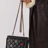 Chanel Lambskin Coco Casino Rectangular Vanity Bag