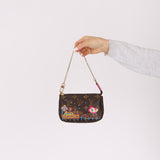 Louis Vuitton Monogram Christmas Animation Roller Coaster Mini Chain Pochette