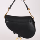 Dior 2018 Black Mini Saddle Bag with Strap
