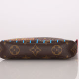 Louis Vuitton Monogram Christmas Animation Roller Coaster Mini Chain Pochette