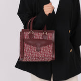 Dior 2002 Red Trotter Pocket Tote