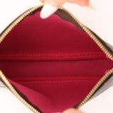 Louis Vuitton Monogram Christmas Animation Roller Coaster Mini Chain Pochette