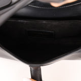 Dior 2018 Black Mini Saddle Bag with Strap