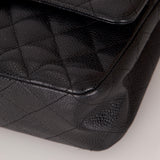 Chanel 2008 Classic Caviar Medium Double Flap Bag 24K GP