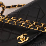 Chanel Vintage 1991 Lambskin Small Diana