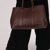 Hermès 2004 Chocolat Swift Bolduc Twilly Garden Party 30 PHW