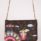 Limited Edition 2021 Louis Vuitton Monogram Vivienne Double Zip Pochette