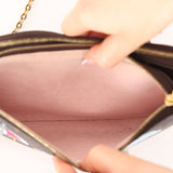 Limited Edition 2021 Louis Vuitton Monogram Vivienne Double Zip Pochette