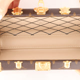 Limited Edition Louis Vuitton Monogram Trunk Vanity Case PM Bag