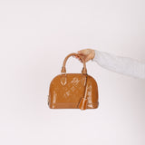 Louis Vuitton Rose Velours Vernis Alma BB