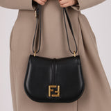 Fendi C’mon Black Medium Shoulder Bag