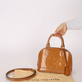 Louis Vuitton Rose Velours Vernis Alma BB