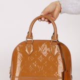 Louis Vuitton Rose Velours Vernis Alma BB