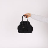 Prada Bijoux Teddy Bear Tessuto Frame Handle Bag