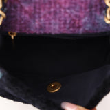 Chanel 2021 Tweed Turnlock Mini Square Flap Bag