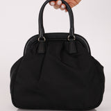 Prada Bijoux Teddy Bear Tessuto Frame Handle Bag