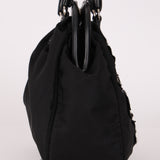Prada Bijoux Teddy Bear Tessuto Frame Handle Bag