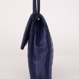 Bottega Veneta Intrecciato Blue Crossbody