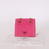 Prada Nylon Pink Chain Shoulder Bag