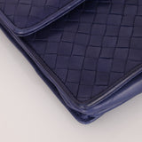 Bottega Veneta Intrecciato Blue Crossbody