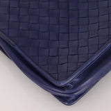 Bottega Veneta Intrecciato Blue Crossbody