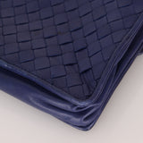 Bottega Veneta Intrecciato Blue Crossbody