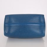 Louis Vuitton Blue Epi Speedy 30