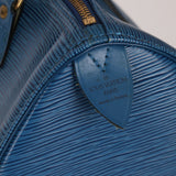 Louis Vuitton Blue Epi Speedy 30