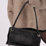 Loewe Double-Sided Anagram Black Shoulder Bag