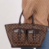 Louis Vuitton Damier Ebene Manosque and Louis Vuitton Mini Bag