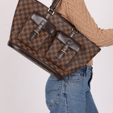 Louis Vuitton Damier Ebene Manosque and Louis Vuitton Mini Bag