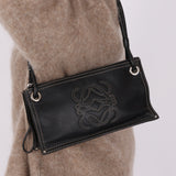 Loewe Double-Sided Anagram Black Shoulder Bag