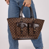 Louis Vuitton Damier Ebene Manosque and Louis Vuitton Mini Bag