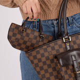 Louis Vuitton Damier Ebene Manosque and Louis Vuitton Mini Bag