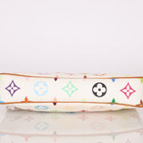 Limited Edition Louis Vuitton x Takashi Murakami Multicolor Blanc Pochette