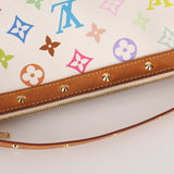 Limited Edition Louis Vuitton x Takashi Murakami Multicolor Blanc Pochette