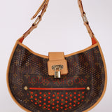 Limited Edition Louis Vuitton Perforated Crescent Shoulder Bag