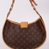 Limited Edition Louis Vuitton Perforated Crescent Shoulder Bag