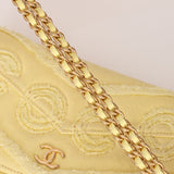 Chanel 2020 Butter Yellow Denim Coco Wallet On Chain