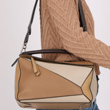 Loewe Tricolor Medium Puzzle Bag