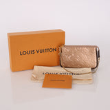 Louis Vuitton Rose Gold Vernis Mini Chain Pochette