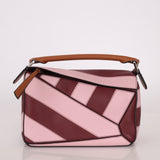 Loewe Calfskin Rugby Striped Small Puzzle