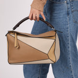 Loewe Tricolor Medium Puzzle Bag