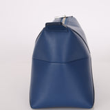 Loewe Blue Calfskin Puzzle Fold Wash Bag