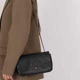 Chanel 2016 Calfskin Stitched CC Case Flap Bag